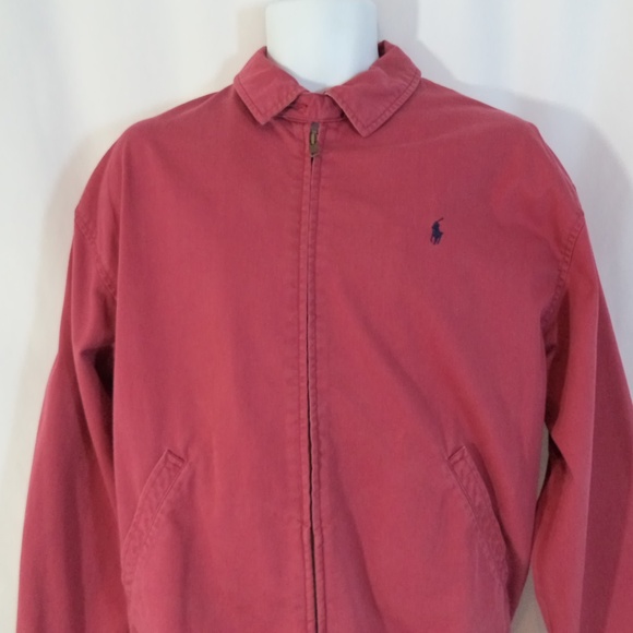 Ralph Lauren Vtg Barracuda Polo Jacket 90s Red Md shtrCQdx